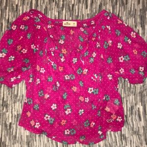hollister floral shirt